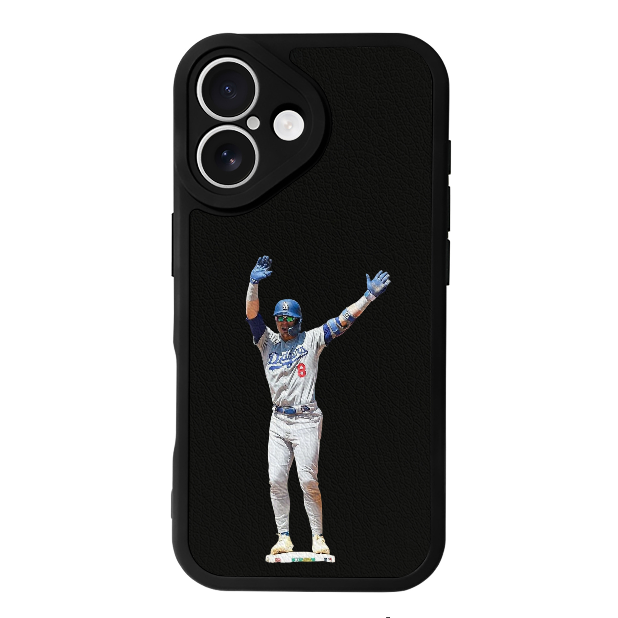  IPhone 16 Silicone Leather Case – UV Print, Lambskin Texture – Perfect Fit, Wireless Charging Compatible, Scratch Resistant, Precise Cutouts – Stylish Protection For IPhone 16